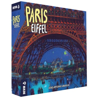 DEVIR BGPAREIF Thames & Kosmos Paris: Paris Eiffel, Erweiterungs-Fliesenplatzierung, Wettbewerbs-Strategie-Brettspiele für Erwachsene und Kinder, 2 Spieler, ab 8 Jahren,