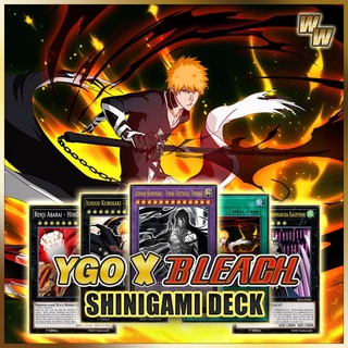 WAIFUWORLD SHOP YGO x Bleach TCG | Shinigami Deck | Yu-Gi-Oh! Deck im Theme Bleach Shinigami | Trading Card Game | Bleach Sammelkartenspiel | Bleach Manga | 1 x 1 Deck
