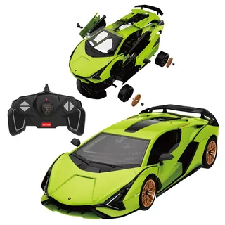 TURBO CHALLENGE - Lamborghini Sian - RC Prestige - 095622 - Ferngesteuertes Auto - Grün - 1/18 - Bausatz - Batterien Nicht enthalten - Kunststoff - Ab 6 Jahren