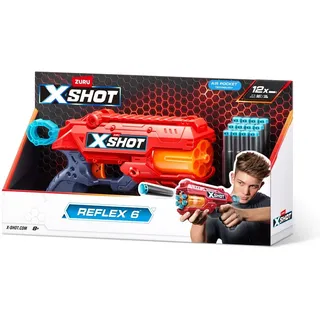 ZURU 36433 - X-Shot - Excel Reflex 6 Blaster mit Darts