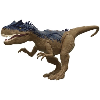 Jurassic World HCL91 - Allosaurus Brüllattacke-Dinosaurier-Actionfigur, Dinosaurier Spielzeug für Kinder ab 4 Jahren