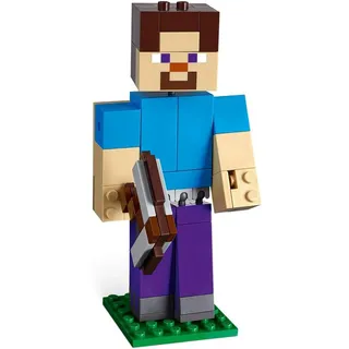 Minecraft Lego 21148 BigFig Steve mit Papagei