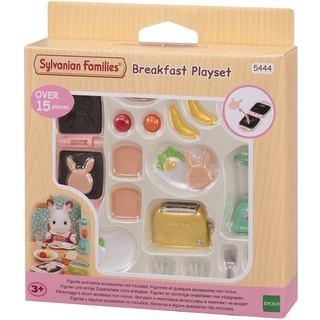 Sylvanian Families 5444 Frühstücks-Set mit Toaster - Puppenhaus Einrichtung, klein