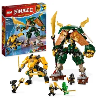 LEGO NINJAGO 71794 Lloyds und Arins Training-Mechs mit Action-Figuren