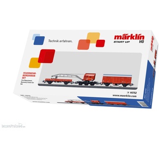 Märklin H0 (1:87) 044752 - Märklin Start up - Feuerwehr-Bergekran-Set