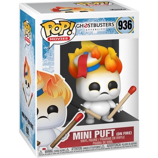 Funko Pop! Movies: Ghostbusters: Afterlife-Mini Puft On Fire - Ghostbusters Afterlife - Vinyl-Sammelfigur - Geschenkidee - Offizielle Handelswaren - Spielzeug Für Kinder und Erwachsene - Movies Fans