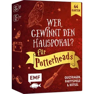 EDITION MICHAEL FISCHER 34209 Kartenbox: Wer gewinnt den Hauspokal? Das Partyspiel für alle Potterheads