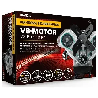 V8-Motor - Der große Technikbausatz, Motorbausatz im Maßstab 1:3