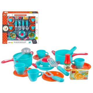 Bigbuy Kinder-Küchenset Kinderküche Kindertöpfe Topfset Küchenutensilien-Set Kinderspielzeug b