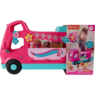 0 Fisher-Price Little People Barbie Little Dreamcamper Spielset mit Lichtern und Geräuschen, 2 Figuren (85)