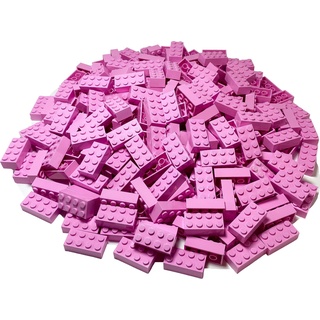 LEGO 2x4 Steine Rosa - Classic, Basic, City - Pink brick 3001 NEU! Menge 100x