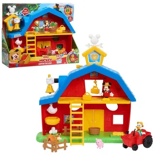 JustPlay Plüschfigur Mickey Mouse Barnyard Fun Playset