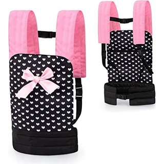 Bayer Doll Carrier - Black & Pink (62260AA)