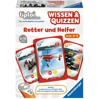 RAVENSBURGER 000829 tiptoi® Wissen & Quizzen: Retter und Helfer