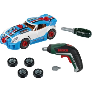 Theo Klein 8630 Bosch Car Tuning-Set | Zerlegbares Auto mit Tuning Zubehör | Mit batteriebetriebenem Akkuschrauber | Verpackungsmaße: 30 cm x 6,5 cm x 25 cm | Spielzeug für Kinder ab 3 Jahren