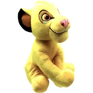 Disney Simba König der Löwen Lion King Plüschfigur mit Sound 29 cm Filmfigur Kuschel - Gelb