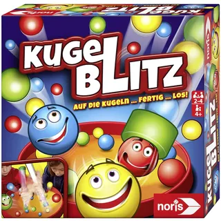 Noris 606064480 Kugelblitz, das blitzschnelle Actionspiel mit Lerneffekt in verschiedenen Spielvarianten, ab 4 Jahren