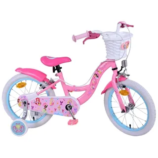 Volare Kinderfahrrad Kinderfahrrad Disney Princess für Mädchen 16 Zoll Kinderrad in Rosa