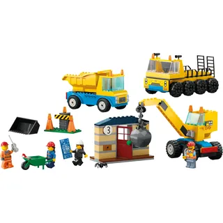 LEGO 60391 - LEGO® City Baufahrzeuge und Kran mit Abrissbirne