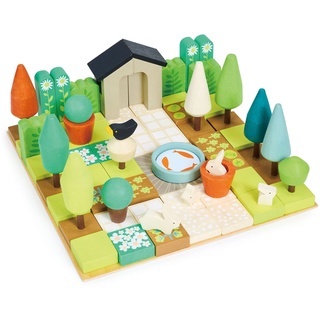 Tender Leaf Toys Blumengarten-Set: pädagogisches und lustiges Rollenspiel für Kinder, Spaß für Kinder ab 3 Jahren (kleiner Gartendesigner)