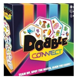 Zygomatic Spiel, Familienspiel Dobble Connect, Kartenspiel, für 2-8 Spieler, ab 8..., Reaktionsspiel bunt