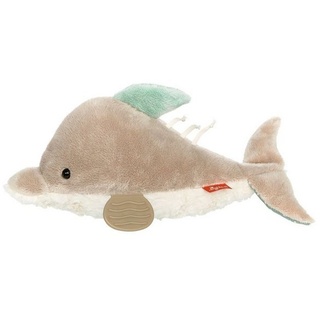 Sigikid Greifspielzeug Babyspielzeug Spiel-Plüschtier Delfin PlayQ (1-tlg) grau