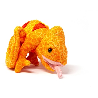 Kuscheltier - Chamäleon orange - 17 cm