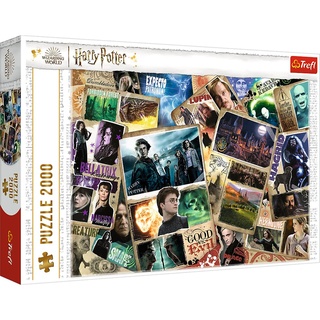 Trefl 27123 2000 Teile, Filmfiguren, DIY kreative Unterhaltung Spaß Klassische Puzzles für Erwachsene und Kinder ab 12 Jahren, Harry Potter Helden