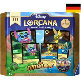 Ravensburger Sammelkarte Disney Lorcana Trading Card Game Die Tintenlande Geschenk-Set, deutsche Sprachausgabe bunt