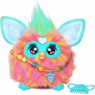 Hasbro Furby Interaktives Sprachgesteuertes Interaktives Korallenfarbiges Spielzeug für Jungen und Mädchen ab 6 Jahren - HASBRO English Version