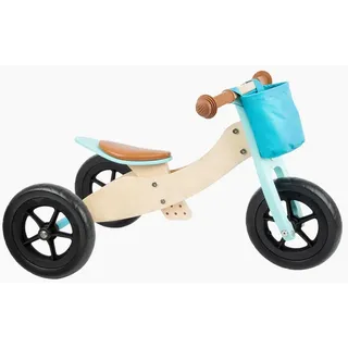 Small Foot Laufrad Laufrad und -dreirad Maxi Türkis 10 Zoll Zoll, kann zum Trike oder Laufdreirad umgebaut werden bunt