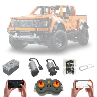 Für Lego 42126 Technic Ford F-150 Raptor Pick-Up-Truck Modell, Motoren und Fernbedienung Set, Upgrade Zubehör kompatibel mit Lego 42126 (Modell Nicht Enthalten)