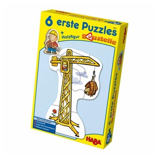 Haba Puzzle Erstes Puzzle Baustelle 13-tlg., 12 Puzzleteile bunt