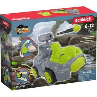 Schleich® Spielfigur ELDRADOR® CREATURES, Stein-Crashmobil+Mini Creature (42670) bunt