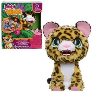 Just Play furReal Lil Wilds Lolly der Leopard, interaktives Spielzeug, 20 cm großer, Kinderspielzeug ab 4 Jahren