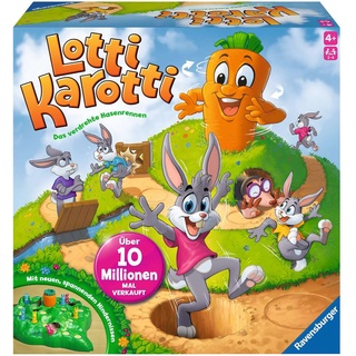 Kinderspiel Lotti Karotti - Das Verdrehte Hasenrennen