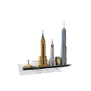 LEGO® Spielbausteine LEGO Architecture 21028 New York City, (Set, 598 St., Bauwerke) bunt