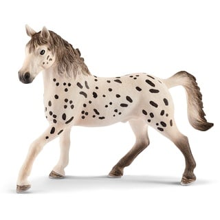 schleich 13889 Knabstrupper Hengst, ab 5 Jahren, HORSE CLUB - Spielfigur, 6 x 14 x 11 cm, Braun (Brown)