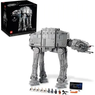 LEGO Star Wars AT-AT Figur zum Bauen für die Star Wars Sammlung, großes UCS Set für Erwachsene, Sammlerstück mit 9 Minifiguren 75313 - Grau