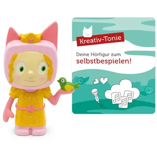 tonies Hörspielfigur Kreativ-Tonie Prinzessin, (für die Toniebox, 1-St., Magnethaftend & handbemalt), Hören, Spielen & Sammeln gelb