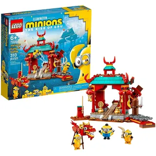LEGO Minions: Minions Kung Fu Battle (75550) Toy Temple Building Kit for Kids, a Great Present for Kids Who Love Minions Toys and Kevin and Stuart Minion Toy Figures, New 2021 (310 Pieces)