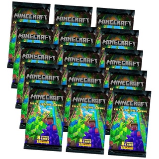 Panini Minecraft 3 Karten - Create Explore Survive Trading Cards (2023) - 15 Booster Sammelkarten