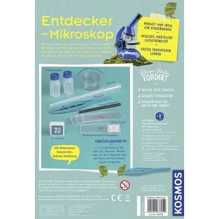 Kosmos Entdecker-Mikroskop 636050 Experimentierkasten 8 - 12 Jahre