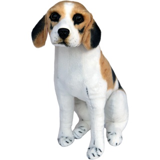 Plüschtier Hund Beagle - sitzend - 56 cm