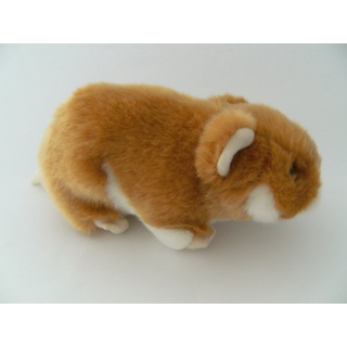 Unbekannt Stofftier Hamster 18 cm, beige, Kuscheltier Plüschtier, Haustier