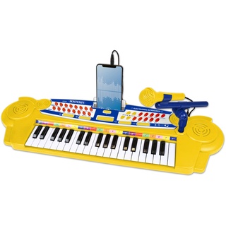 Bontempi | BabyMelodies - 37-Tasten-Tastatur mit Mikrofon und MP3-Anschluss für kleine Musiker