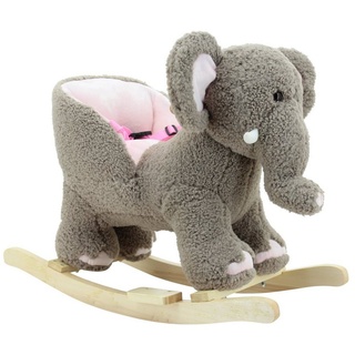 Sweety-Toys Schaukeltier »Sweety Toys 12886 Schaukeltier Madame Elefant mit Sound« grau
