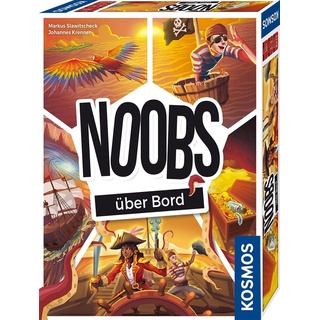 KOSMOS 683795 Noobs - Über Bord Meistert gemeinsam Piraten-Missionen, lustiges und kommunikatives Kartenspiel, für 3-5 Personen, ab 10 Jahre, Par...