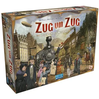 Days of Wonder, Zug um Zug Legacy: Legenden des Westens, Familienspiel, Brettspiel, 2-5 Spieler, Ab 10+ Jahren, 20-90 Minuten, Deutsch, Mehrfarbig, Bunt