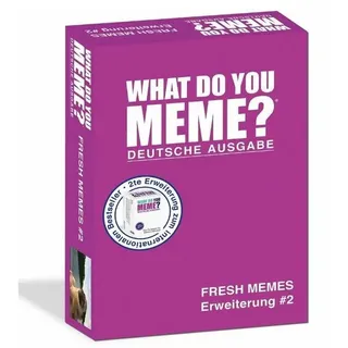 HUCH! Spiel 881694 - Fresh Memes - What Do You Meme?, Kartenspiel, 3..., Familienspiel, Quizspiel / Wissensspiel bunt